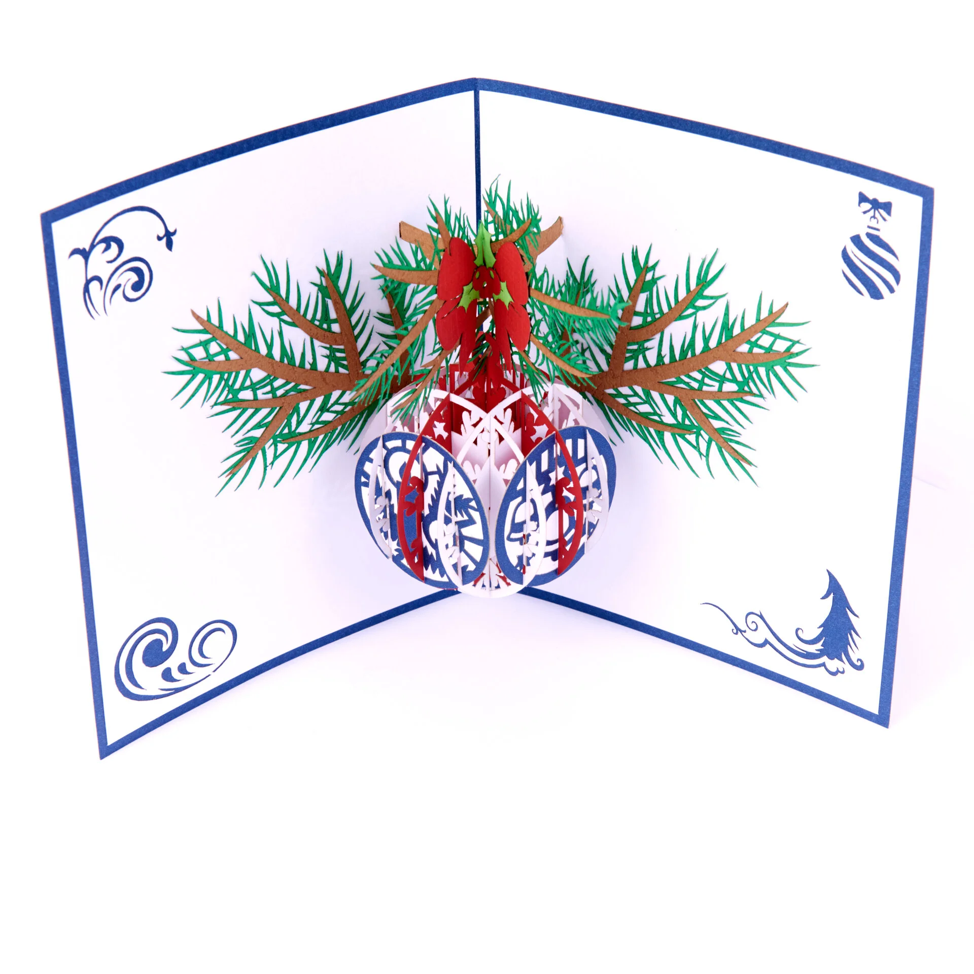 Christmas Big Bauble Pop up Card