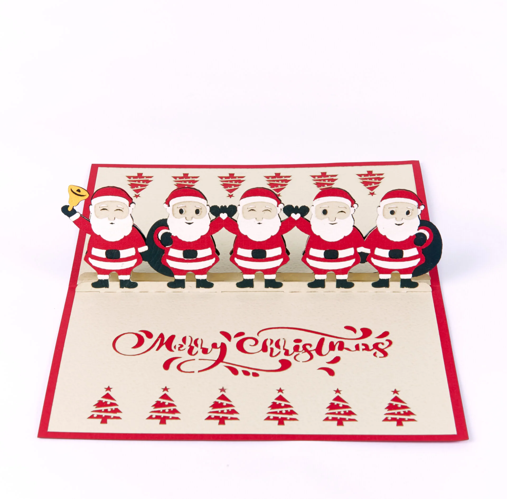 Christmas Merry Father Christmas Pop up Card