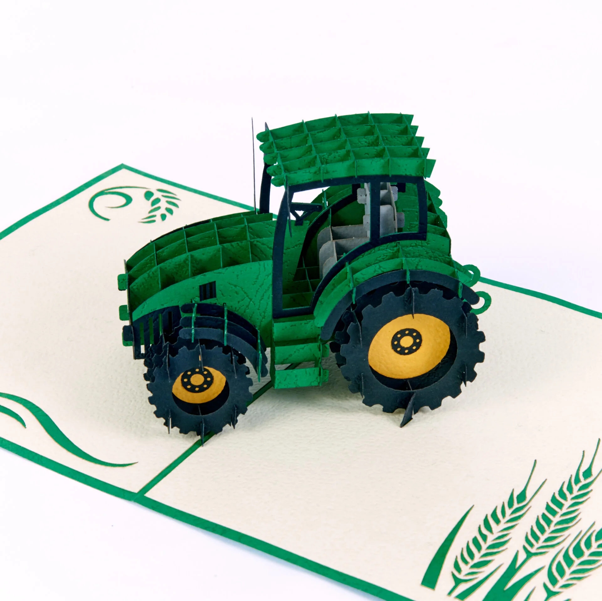 Farm Tractor Pop Up Card