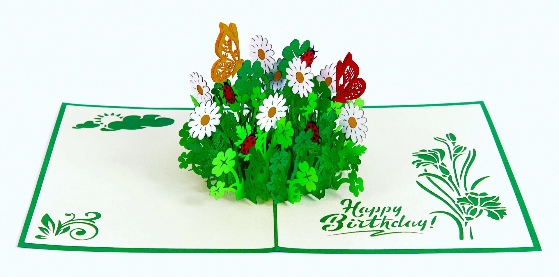 Happy Birthday Daisy Pop Up Card