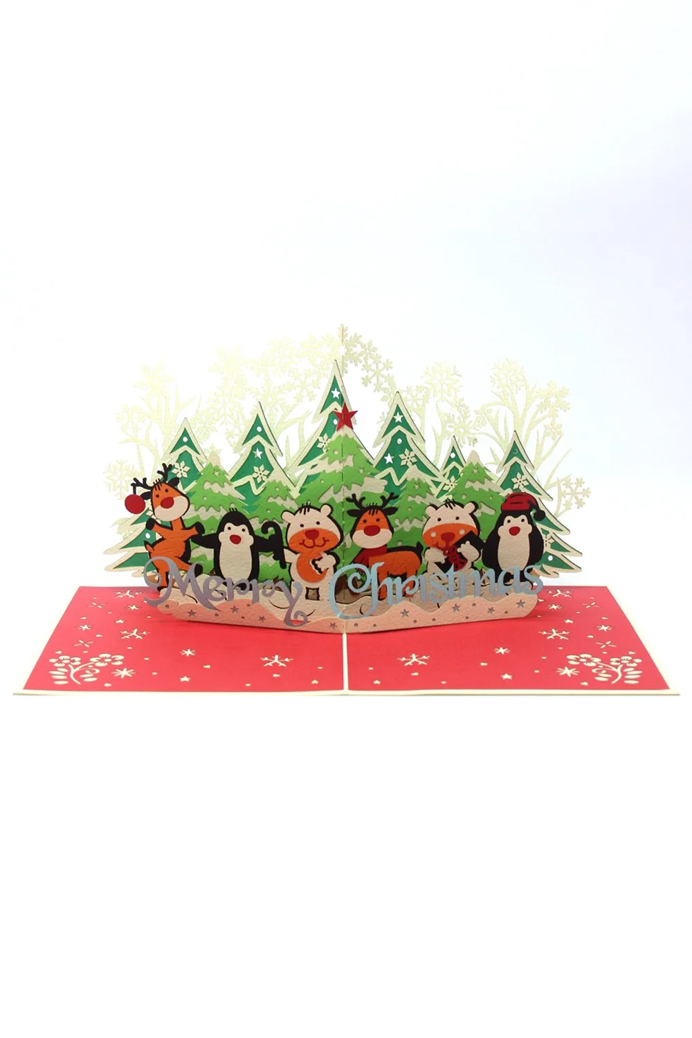 Christmas Forest Pop up Card