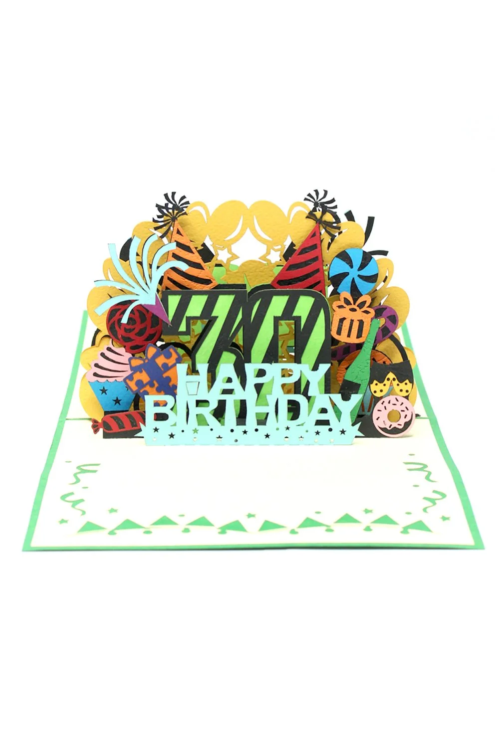 Happy Birthday 30th Pop Up Card