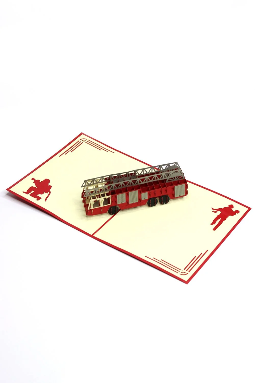 Fire Engine Pop Up Card
