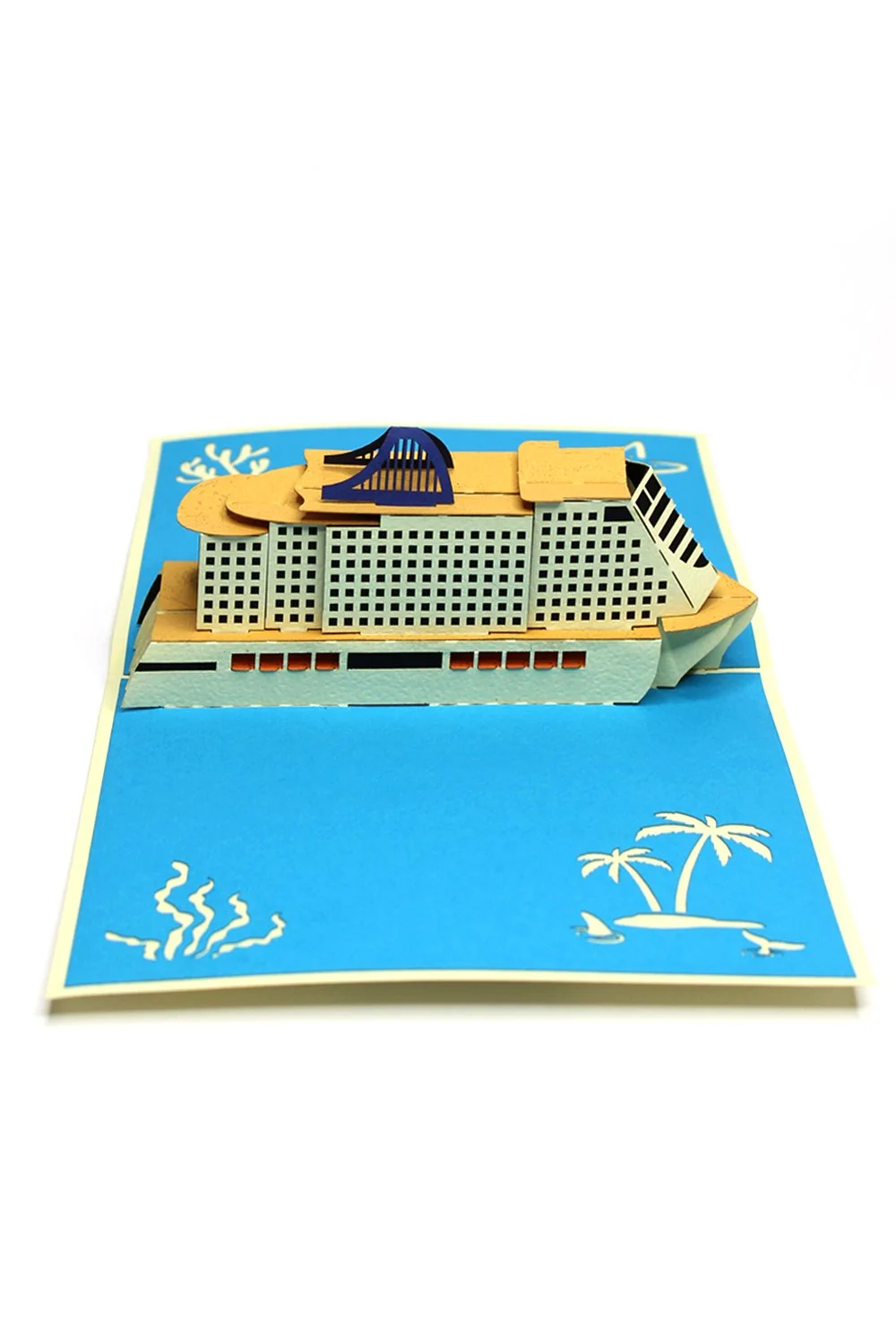 Yacht Pop Up Card