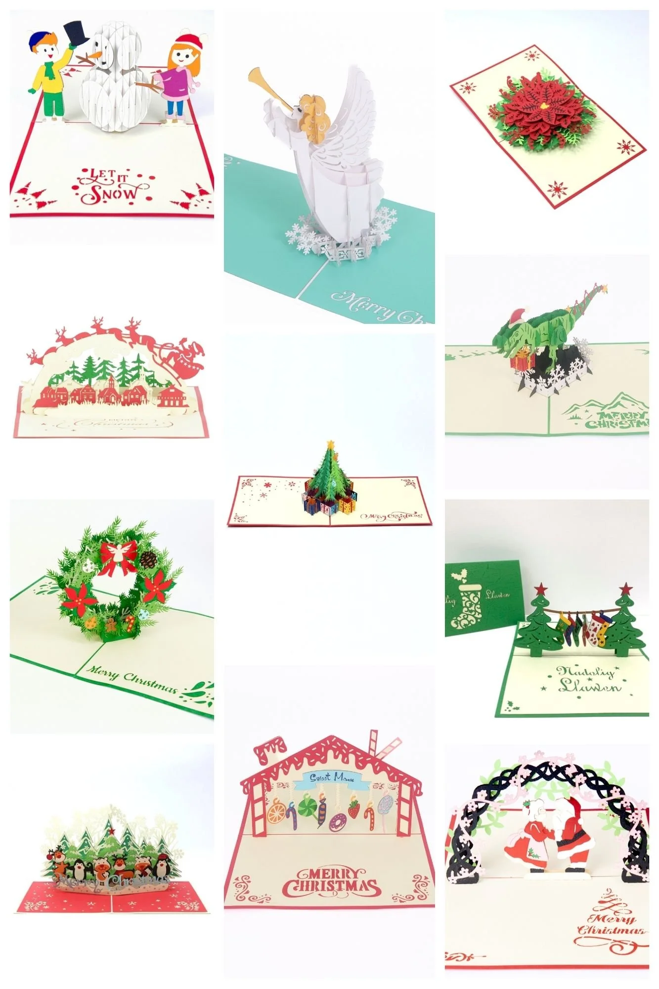 11 Assorted Christmas Cards