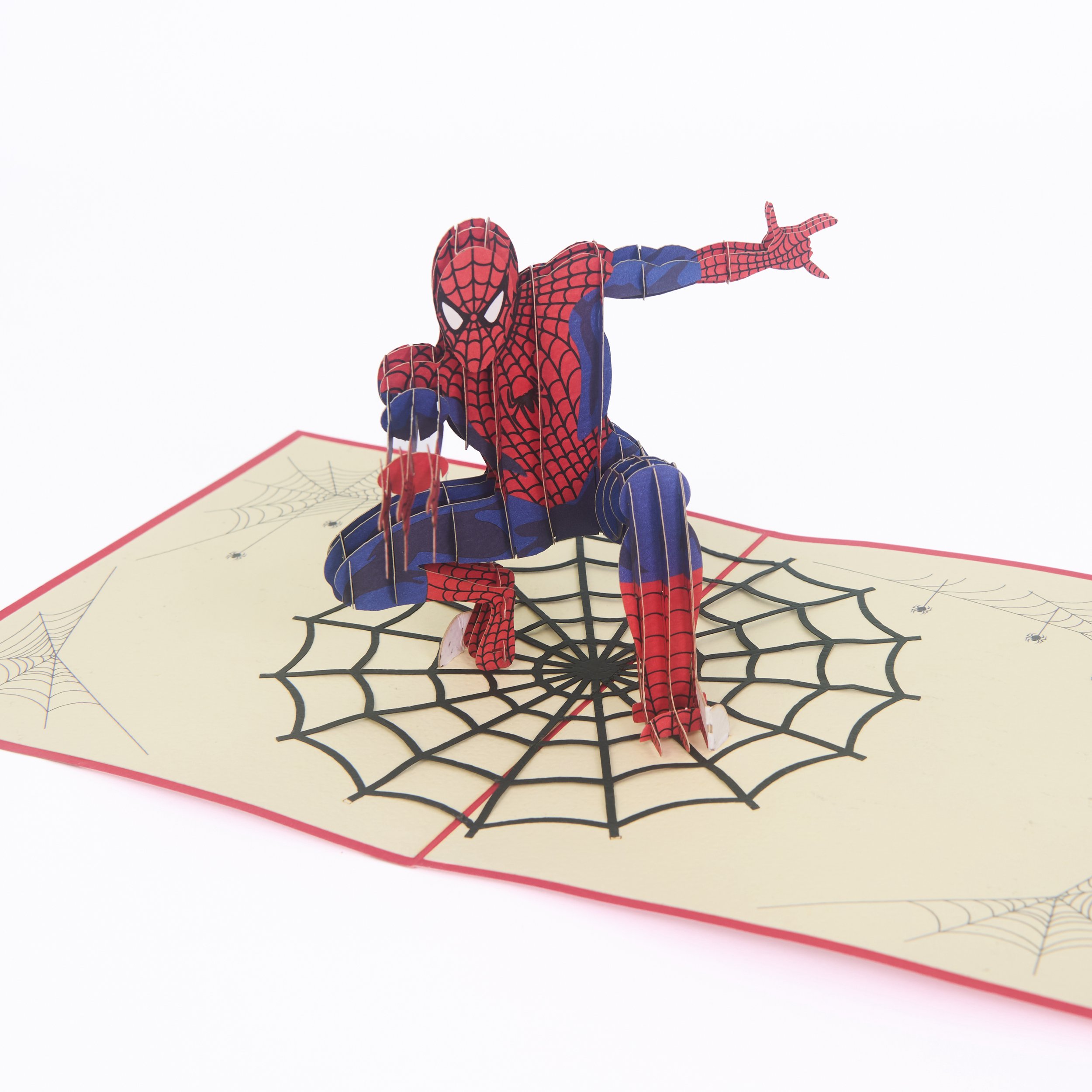 Spider Man Pop Up Card -Spider Hero 3D Pop-Up Card – Perfect for Superhero Fans