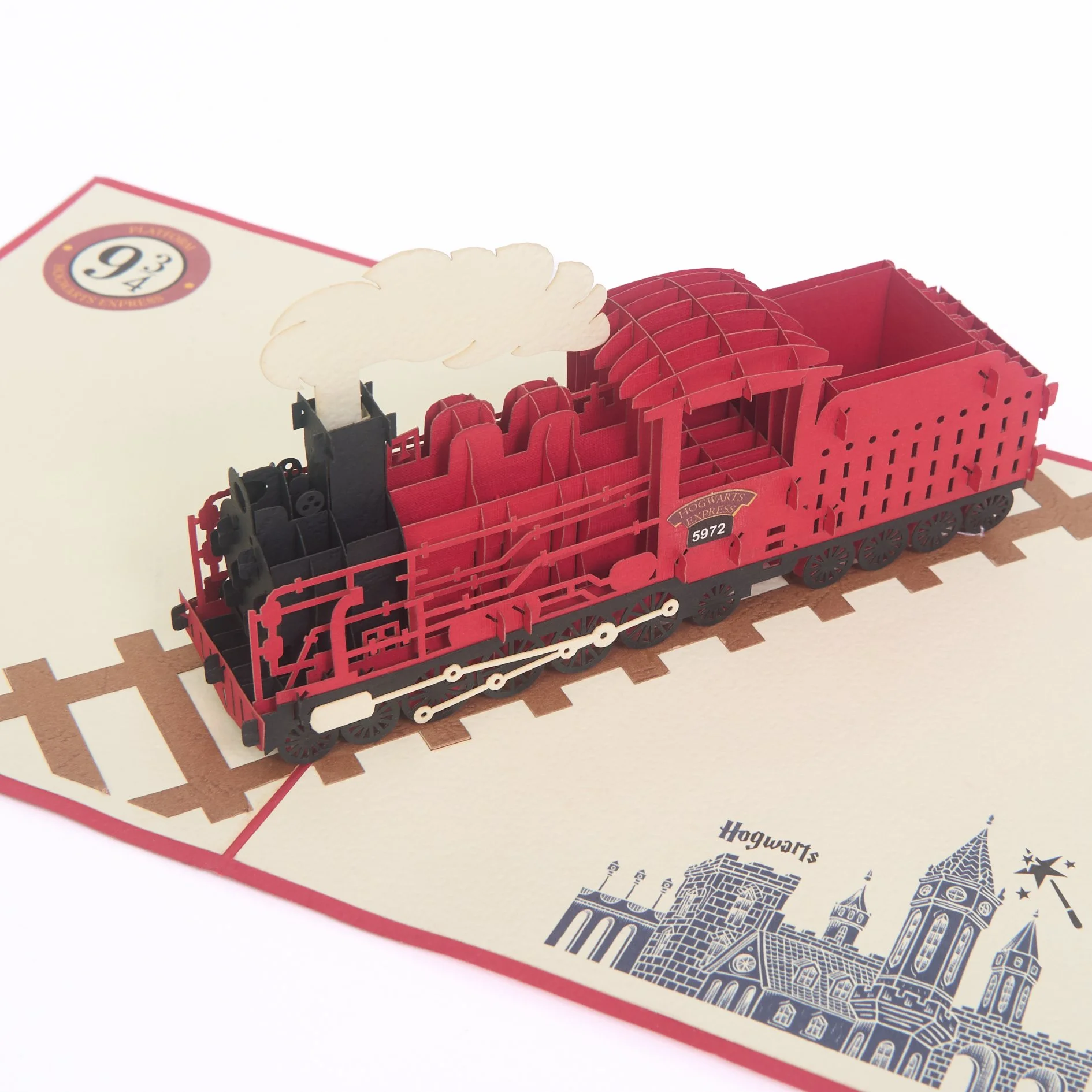 Hogwarts Express Harry Potter Train Pop Up Card ~