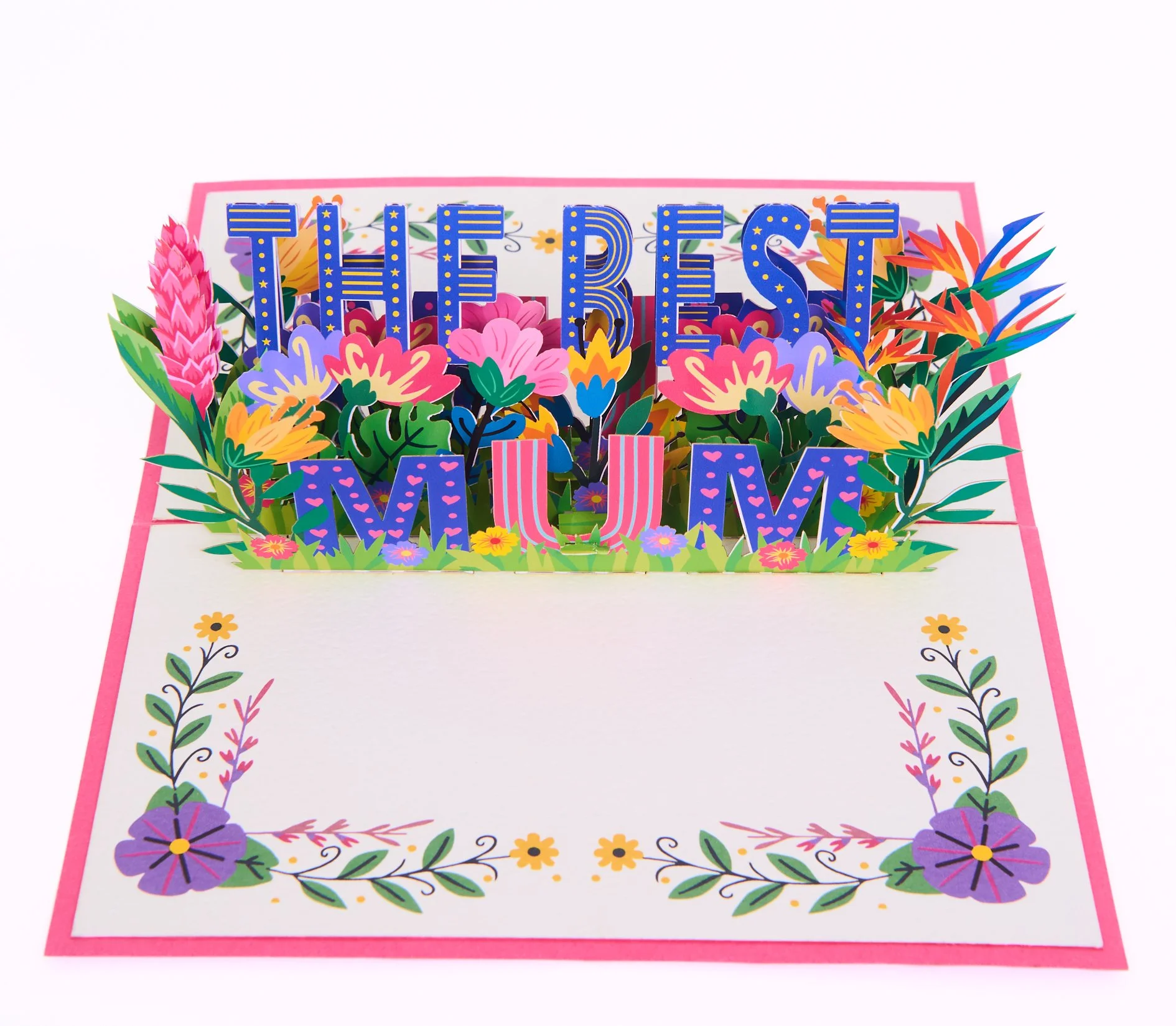 The Best Mum Mother's Day Pop Up Card
