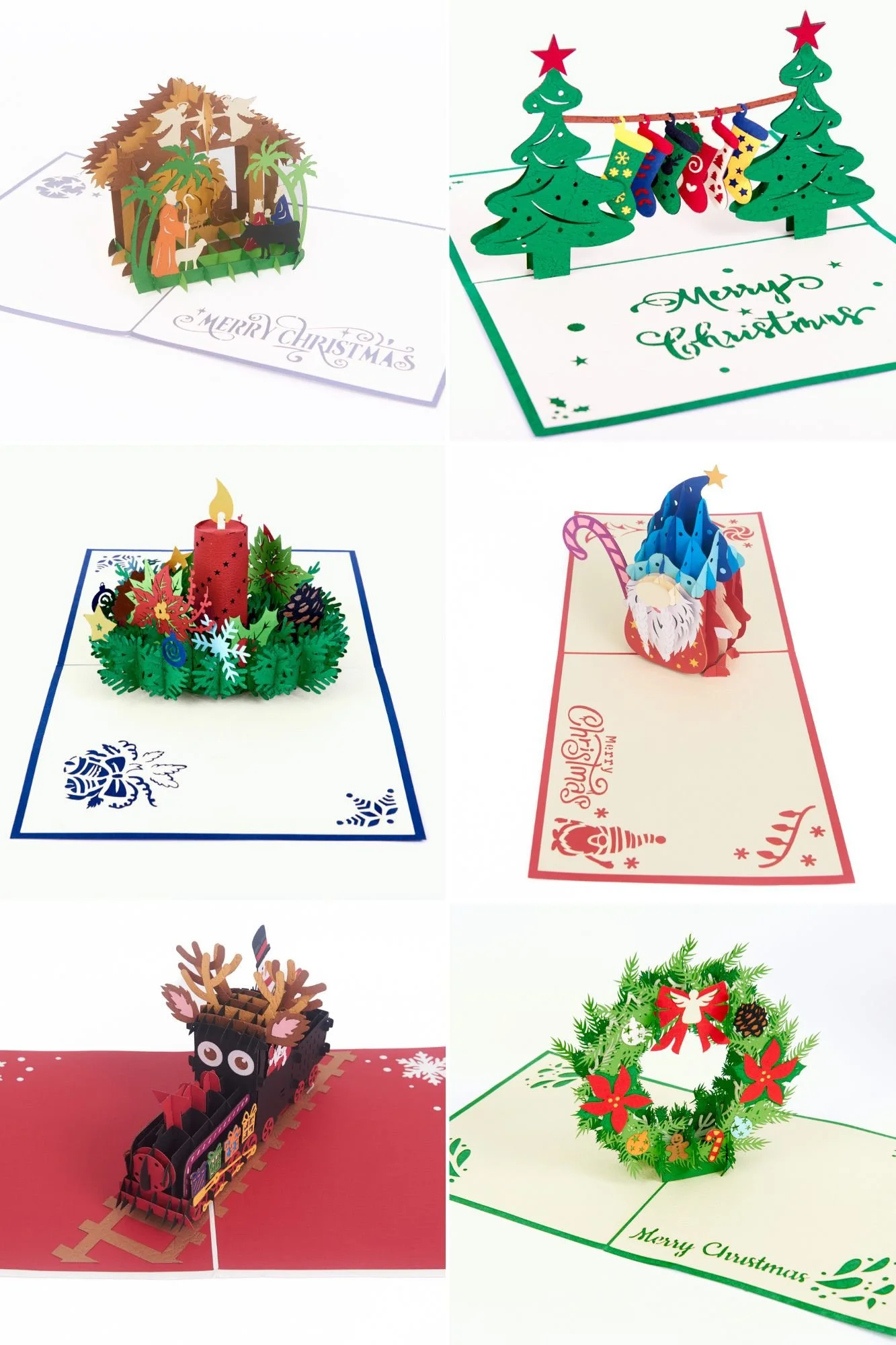 6 Assorted Christmas Cards