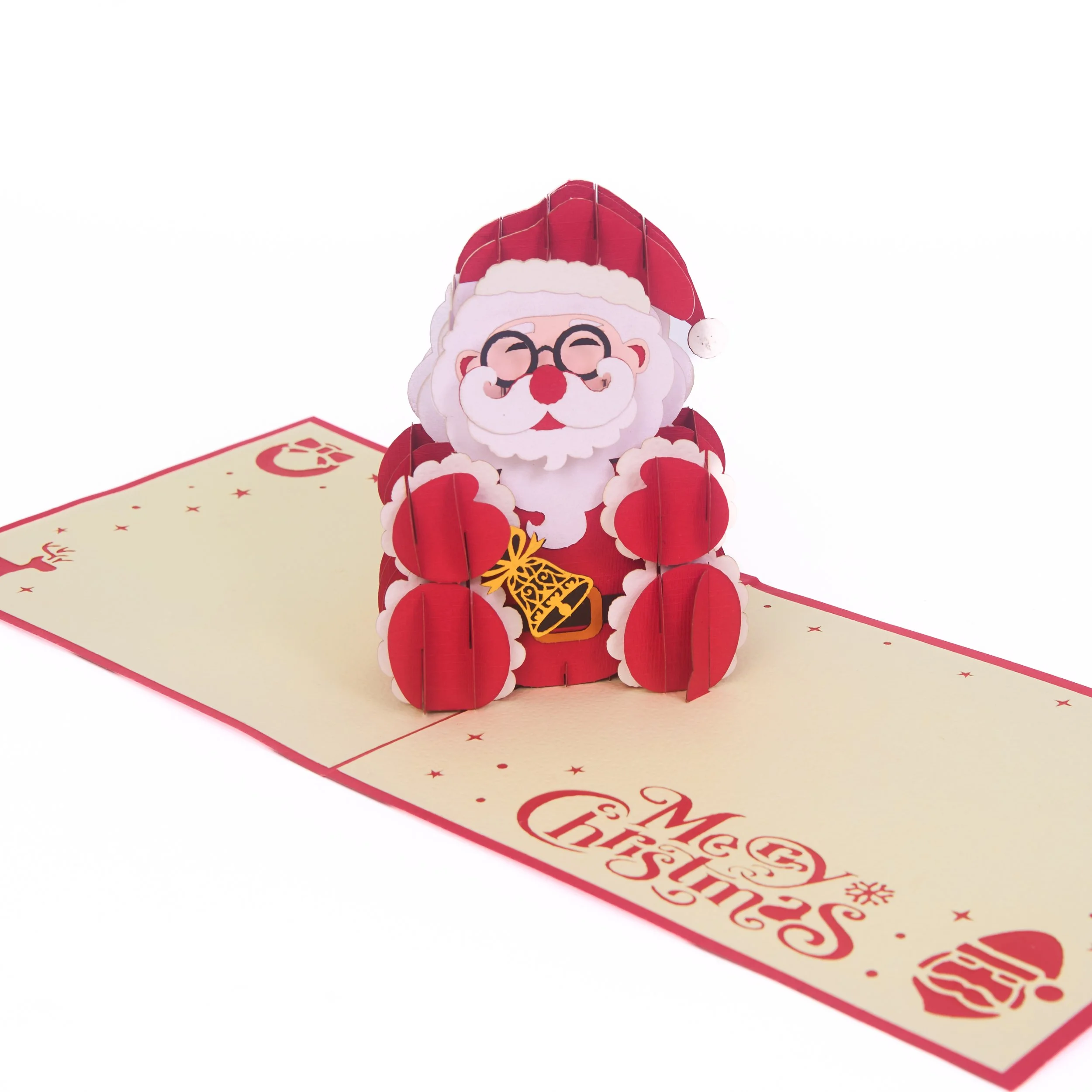 Christmas Father Christmas Santa Claus Mr Ho Ho Ho Pop Up Card