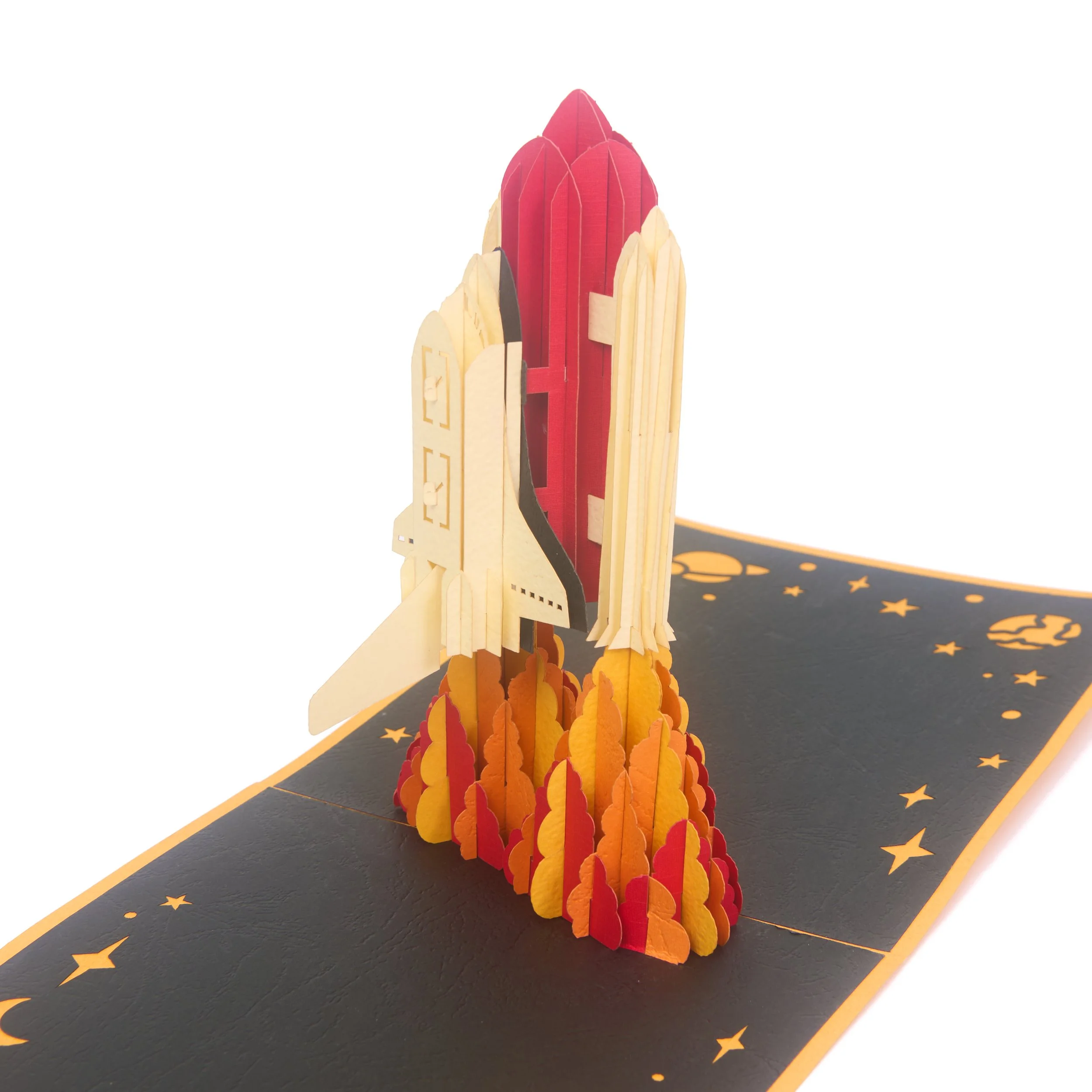 Space Shuttle Rocket 3D Pop Up Card