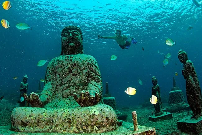 The Temple Garden situated in Pemuteran's reef