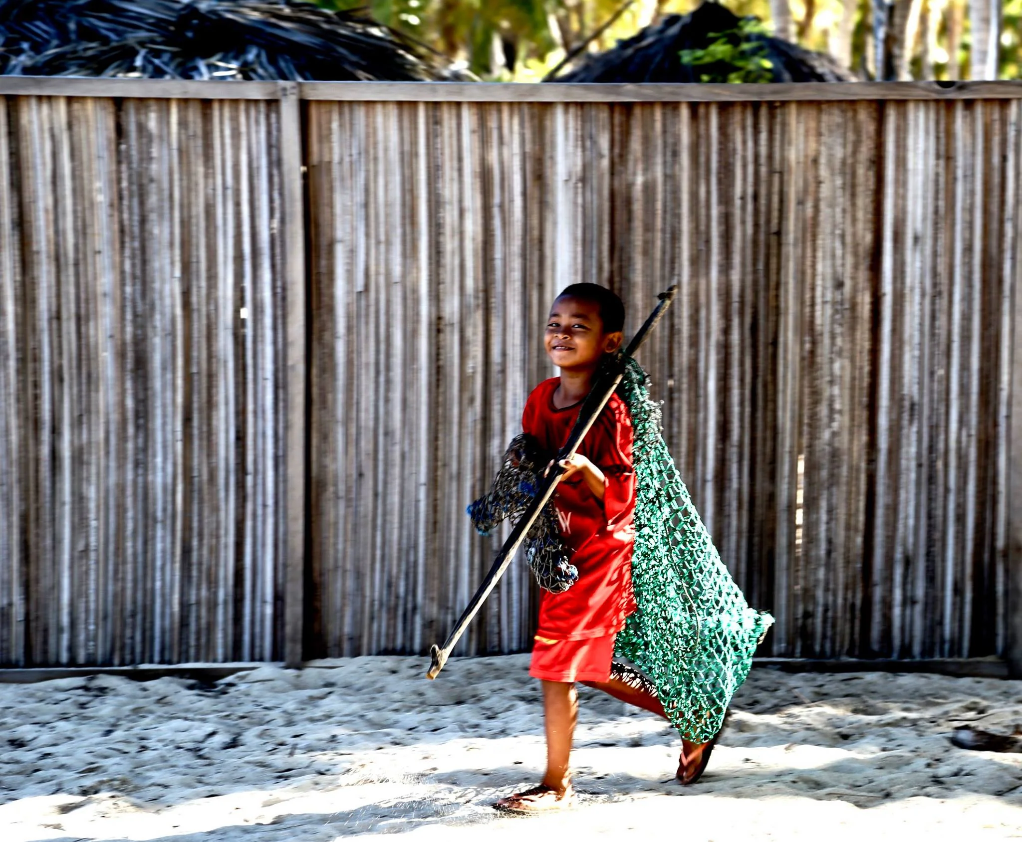 Nothing but happiness for the locals and their true island vibes