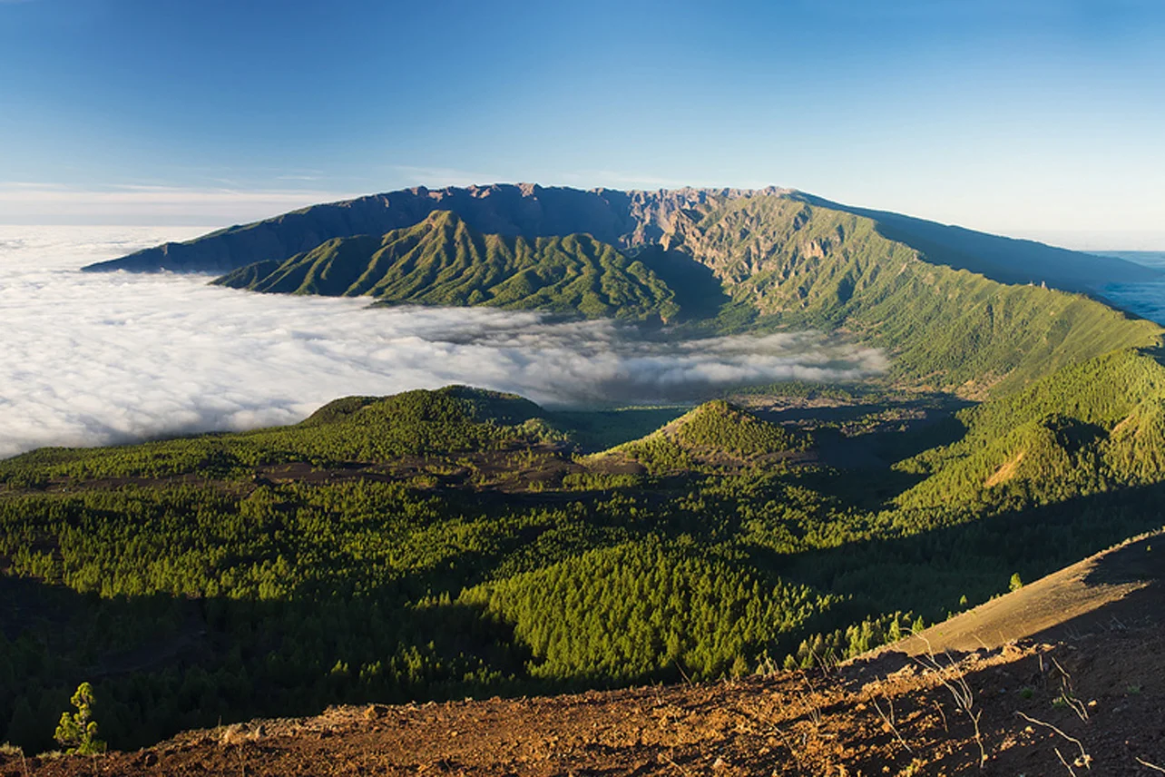 Above: Breathtaking scenery from La Palma's peaks.