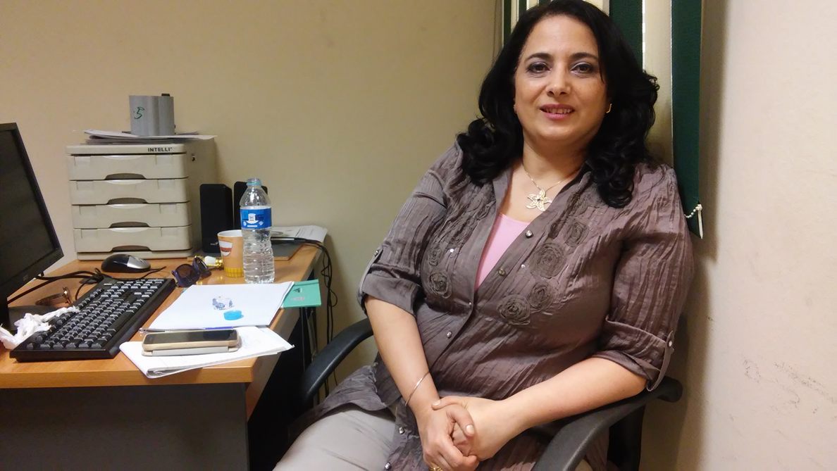 Vivian Fouad, coordinator of the National Programme Against FGM at her office in the National Population Council. Photo: Menna A. Farouk