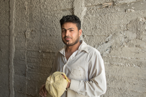 Abdel Naby, who works in the construction sector, hopes to make his way back to Egypt in the coming months but he knows that the economic situation will be even tougher, Photo: Jihad Abaza