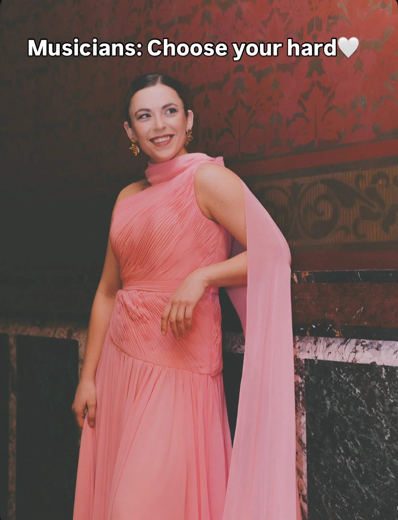 Follow @thisismichellelynne for more advice on how to stay move the needle as a mucician🫶🏼

Musicians: choose your hard. 

It&rsquo;s hard to practice and post your work online. It&rsquo;s hard to keep going when no one is watching.. 

But it&rsquo