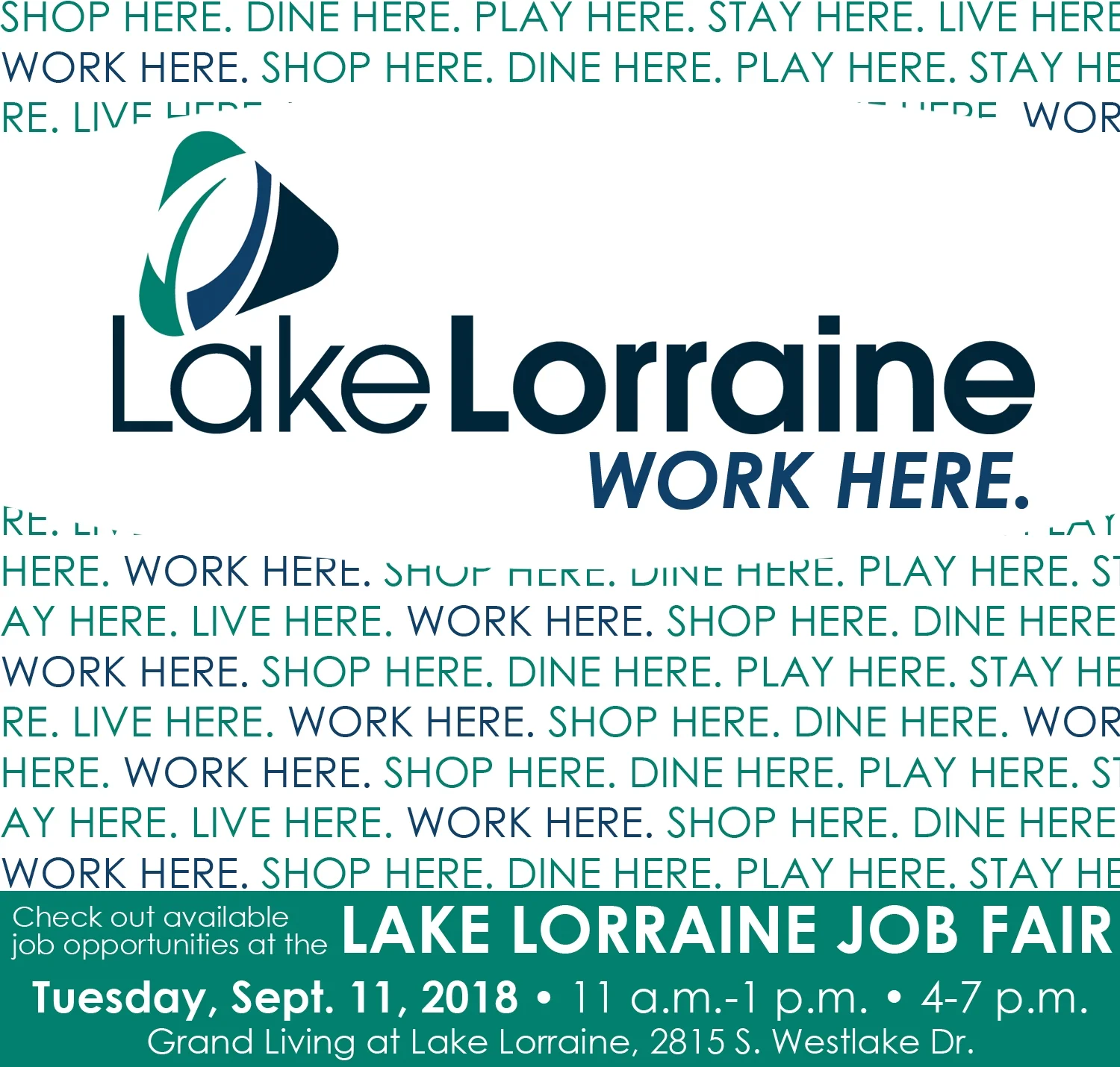 Lake Lorraine Job Fair to be held Sept. 11