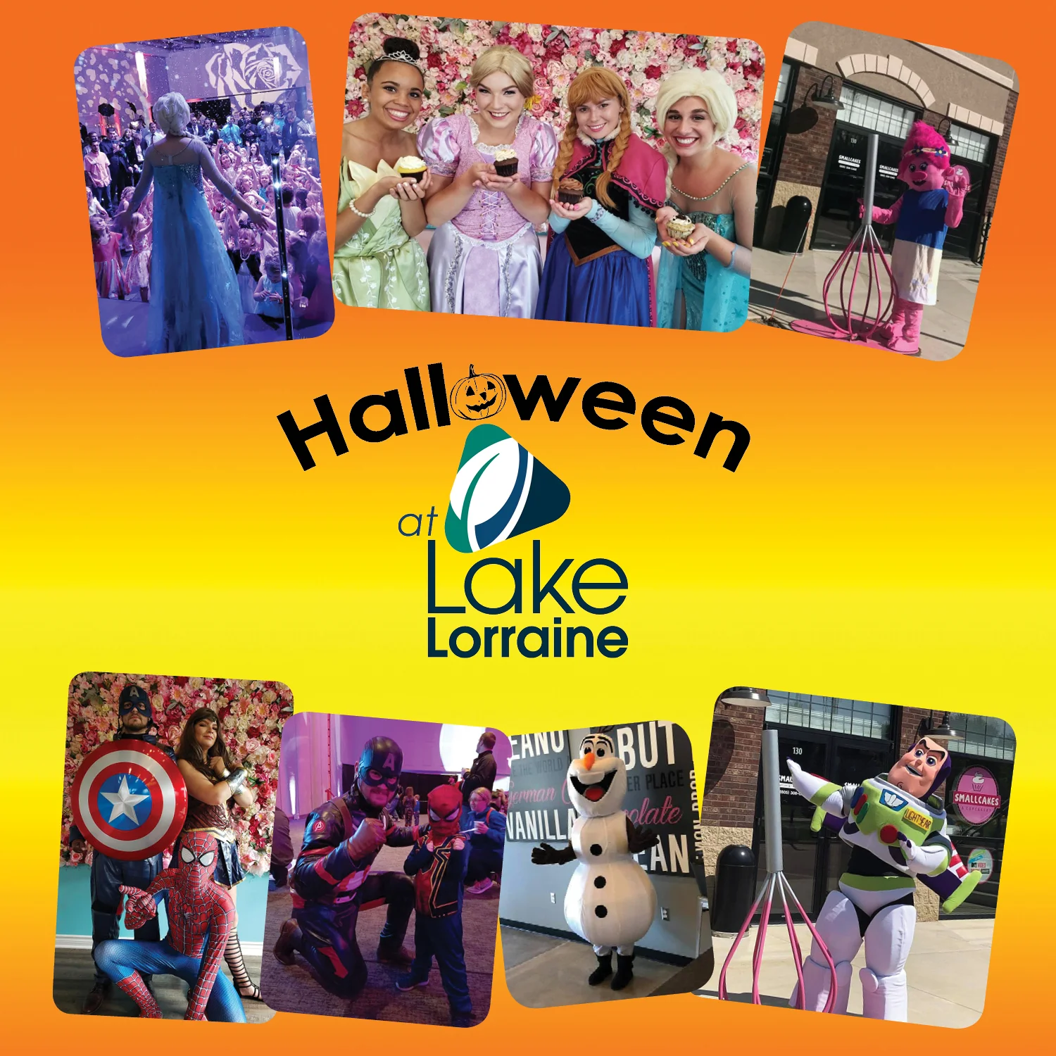 Famous faces appearing at Halloween at Lake Lorraine