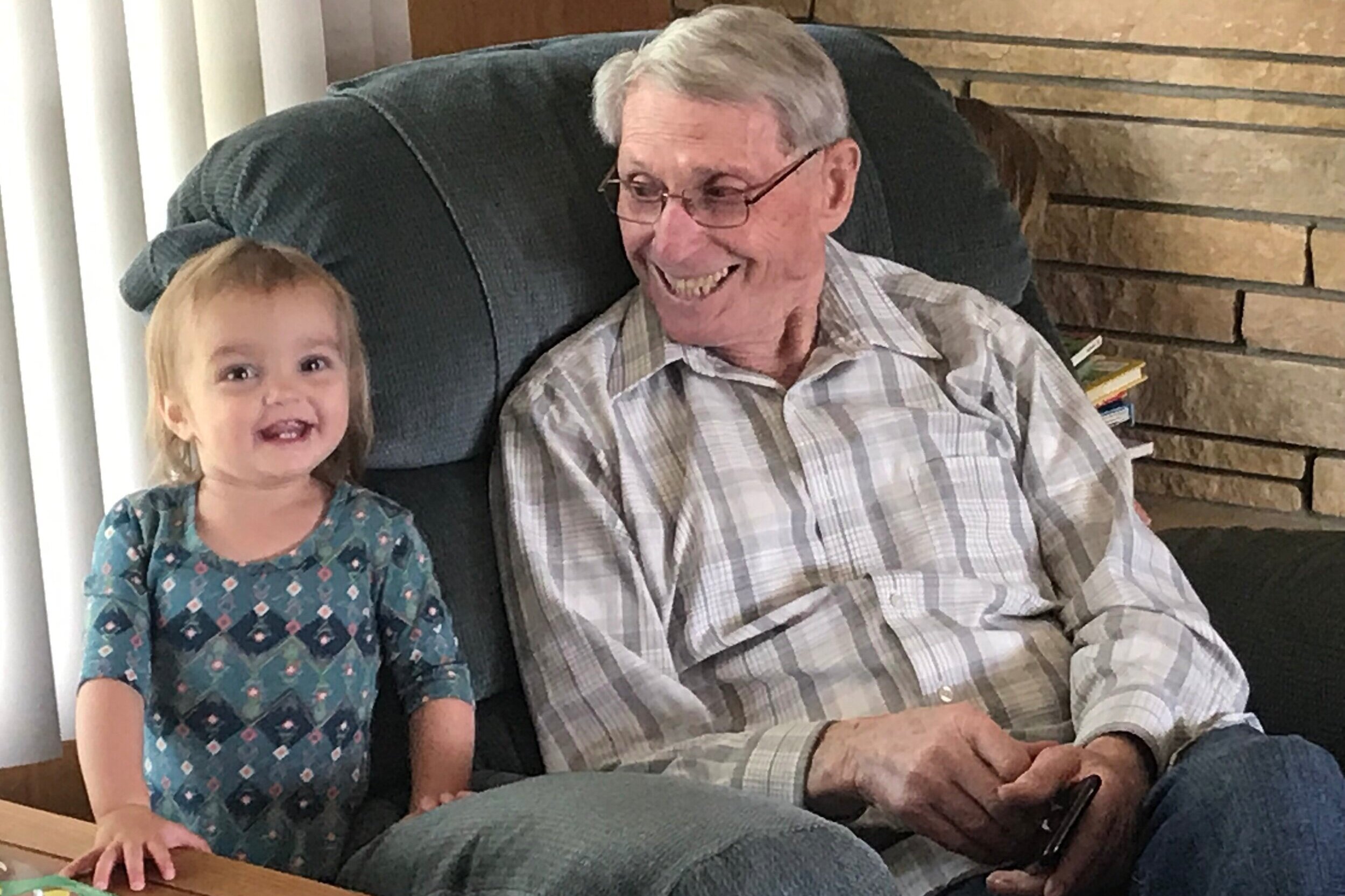 Cora Lorraine and Great-Grandfather Warren