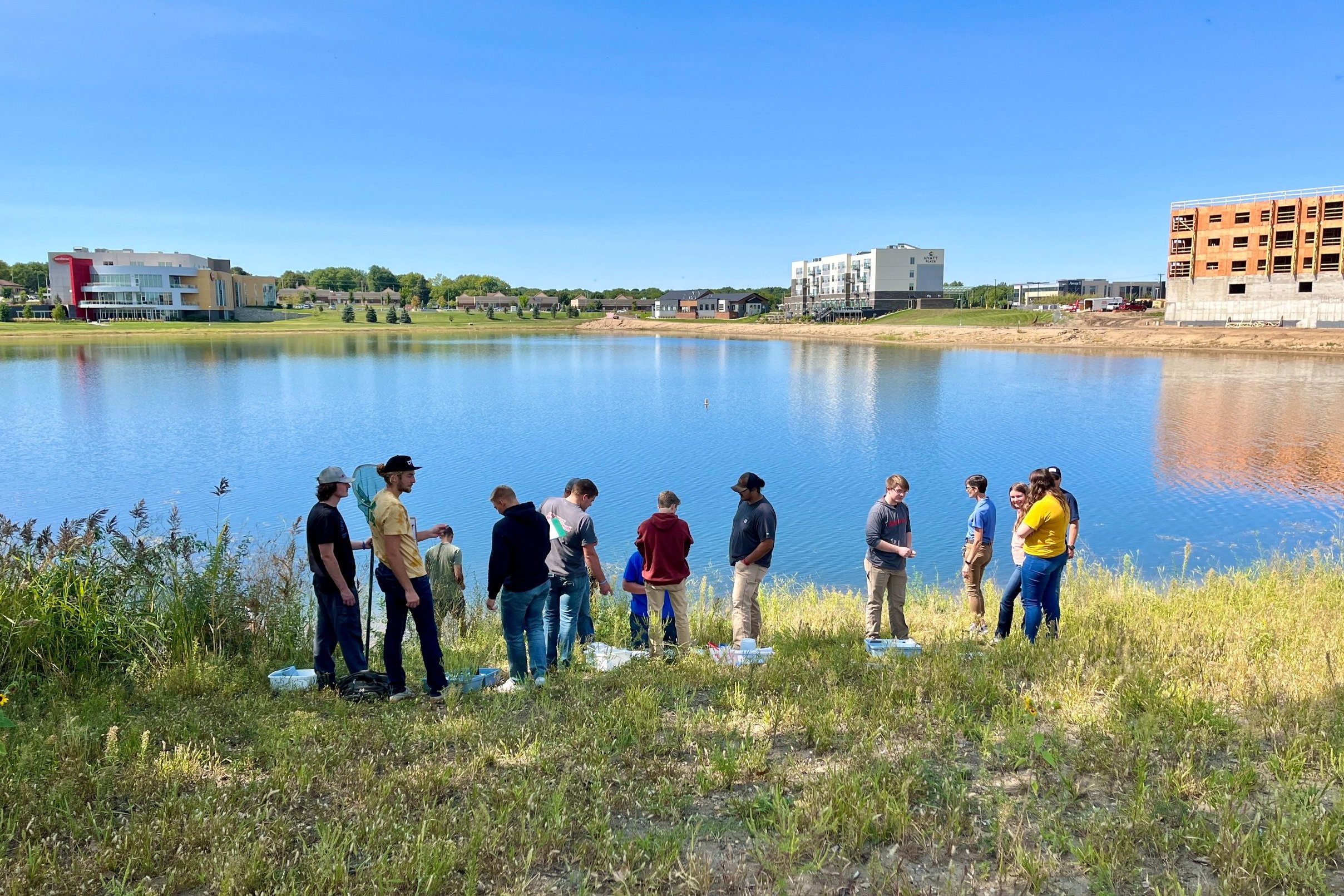 Southeast Tech students test Lake Lorraine's water quality