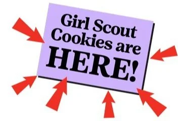 Find Girl Scout cookies at Lake Lorraine this weekend