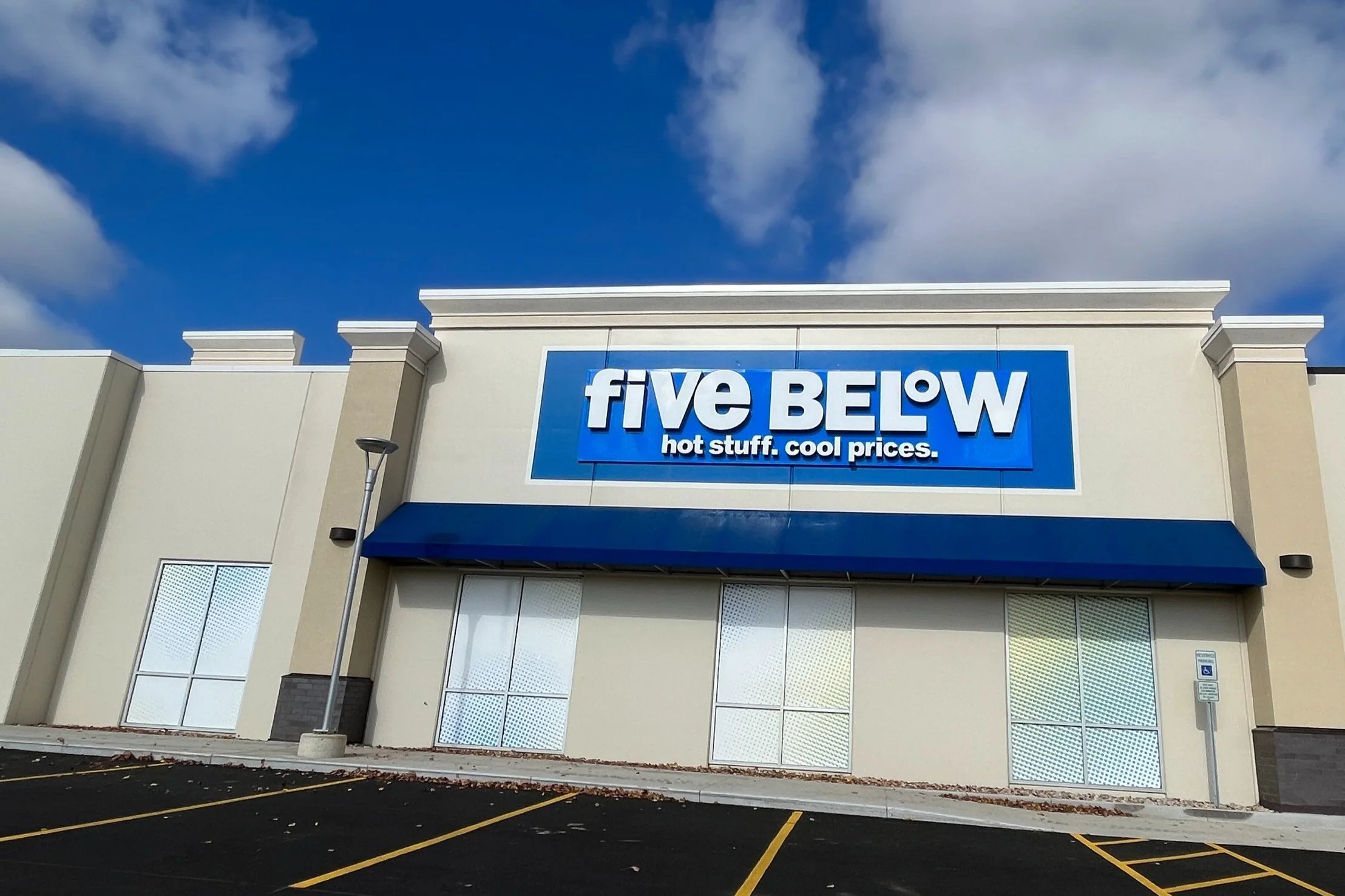 Five Below now open
