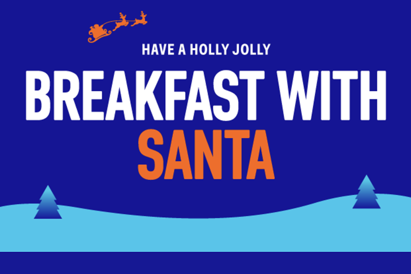 Have breakfast with Santa on Saturday at Dave &amp; Buster's