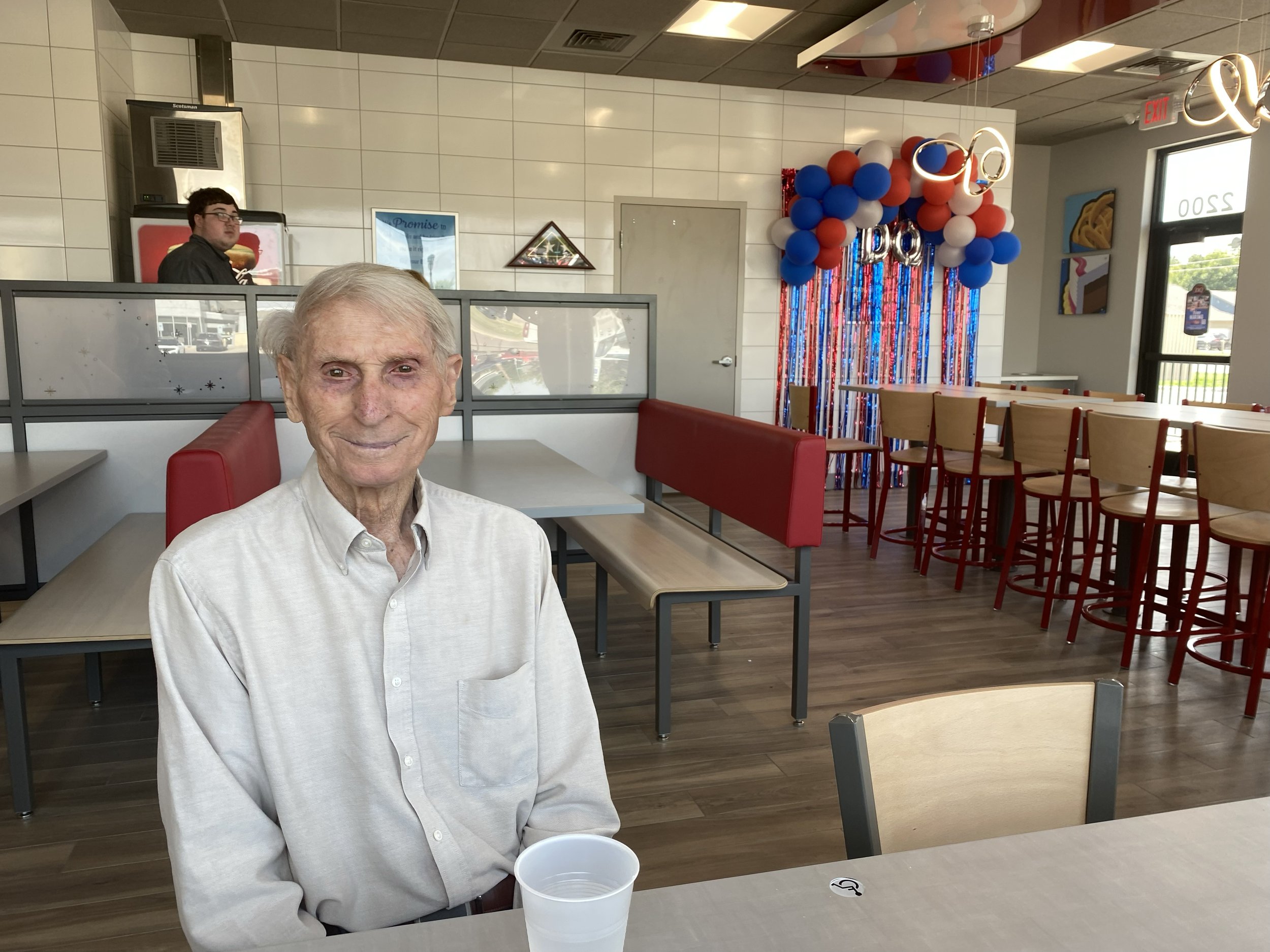  Warren visited the new Dairy Queen at Lake Lorraine. 