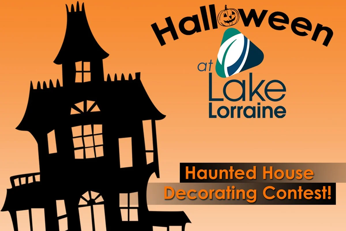 Enter the Haunted House Decorating Contest
