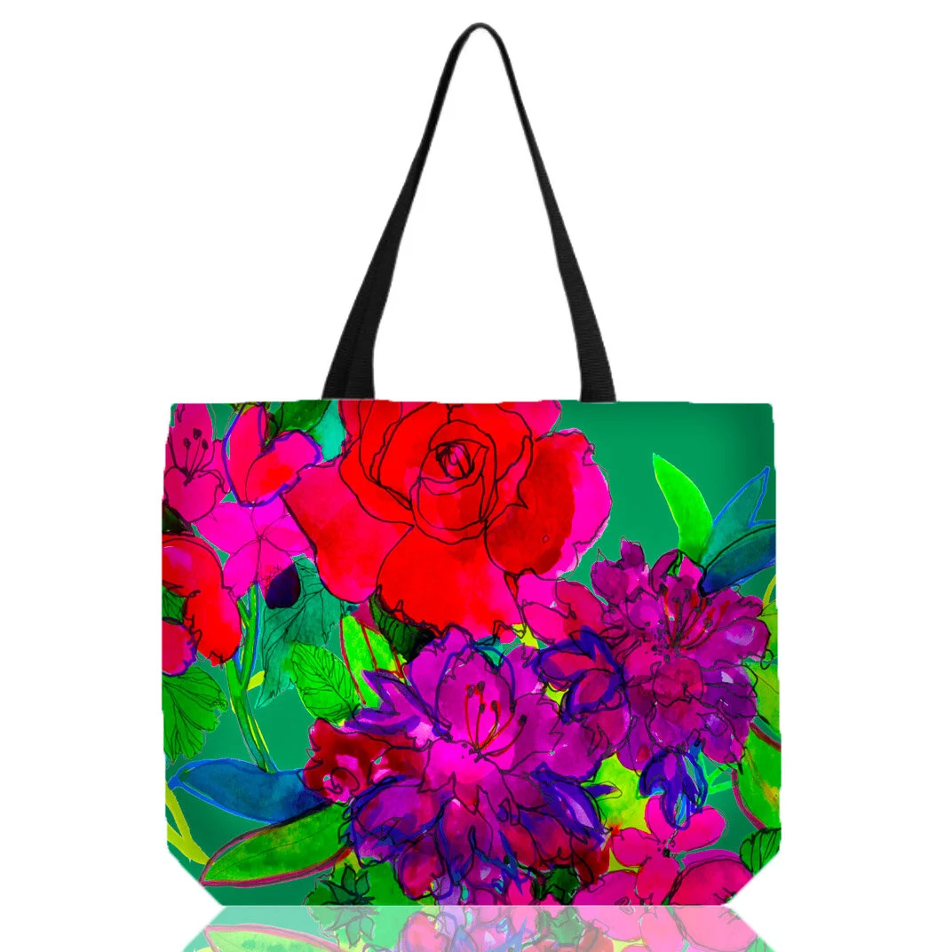 R is For Roses Tote Bag