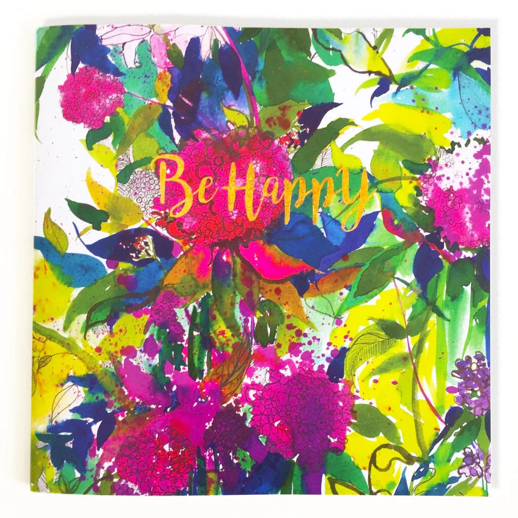 Summer Petals Square Notebook