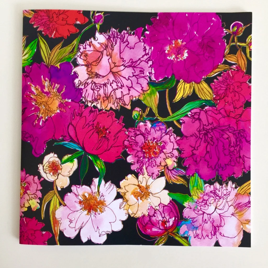 Petal Power Square Notebook