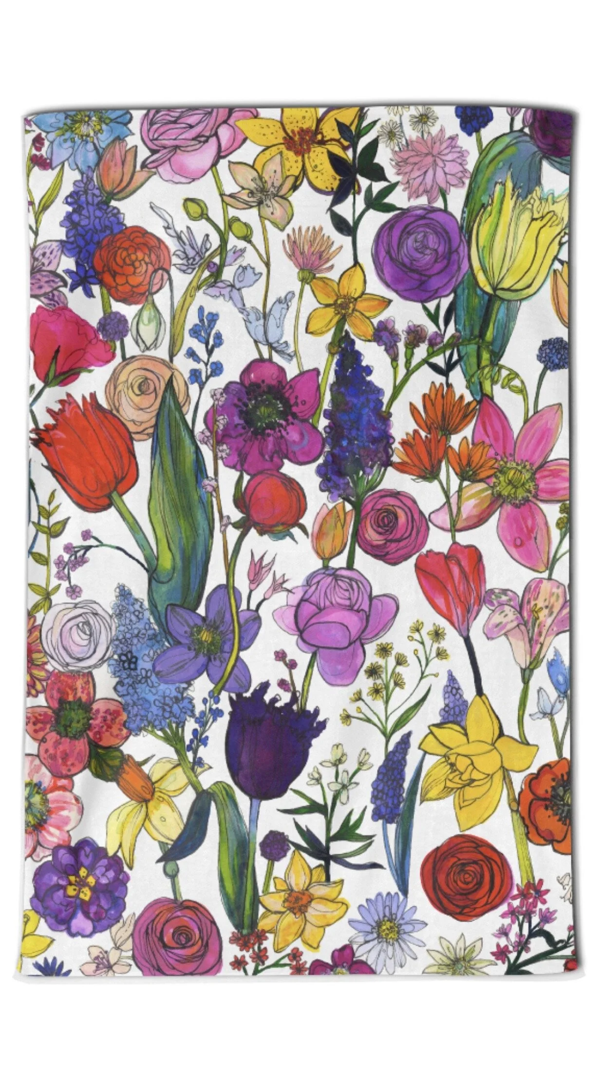 Wild Meadow Tea Towel