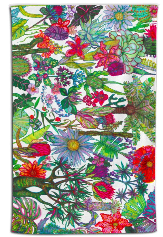 African Tropics Tea Towel