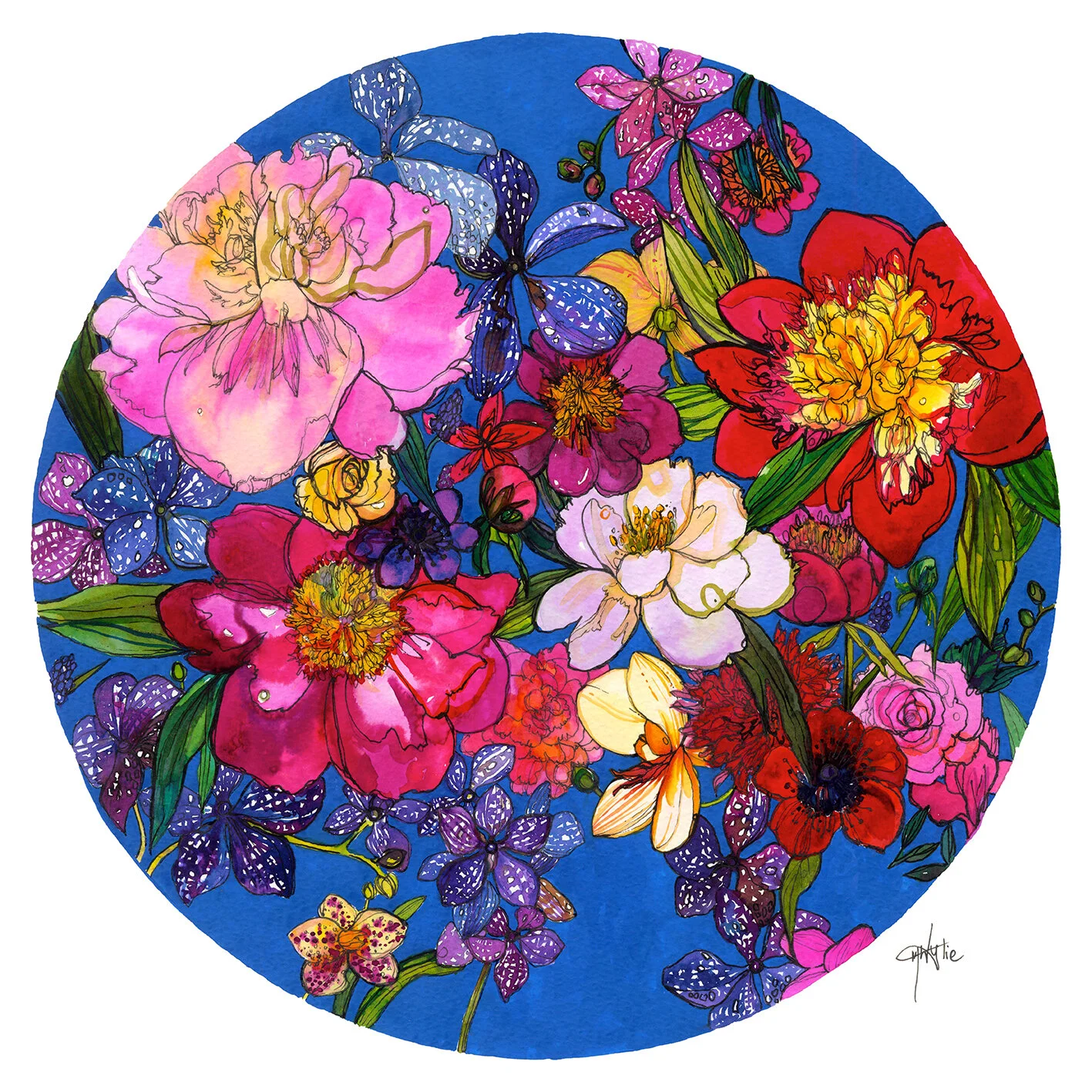 Rosie's Blooms Giclée Print