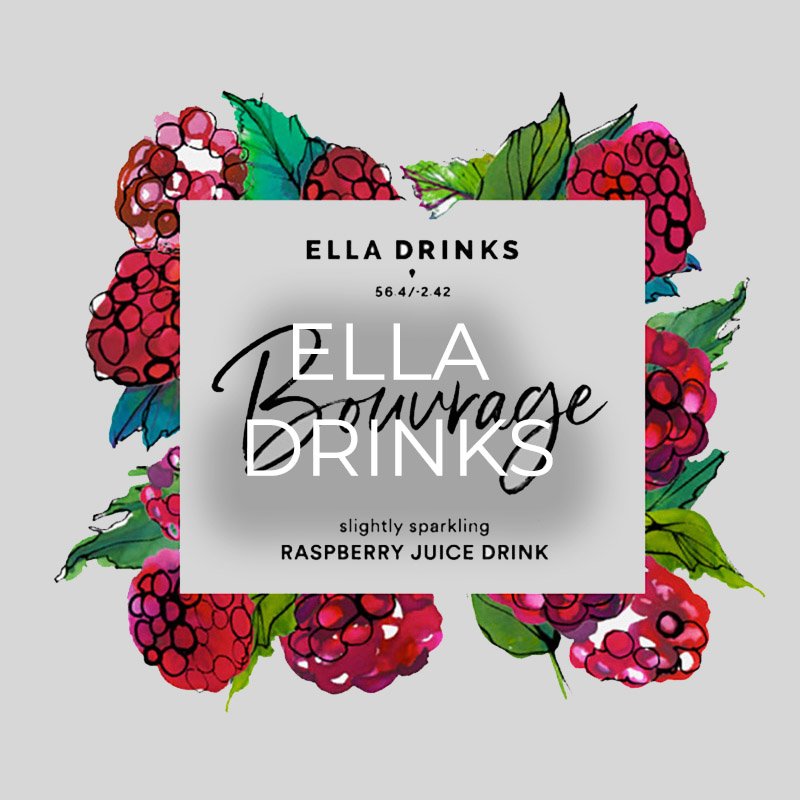 Ella Drinks Re Branding Illustrations by Marcella Wylie