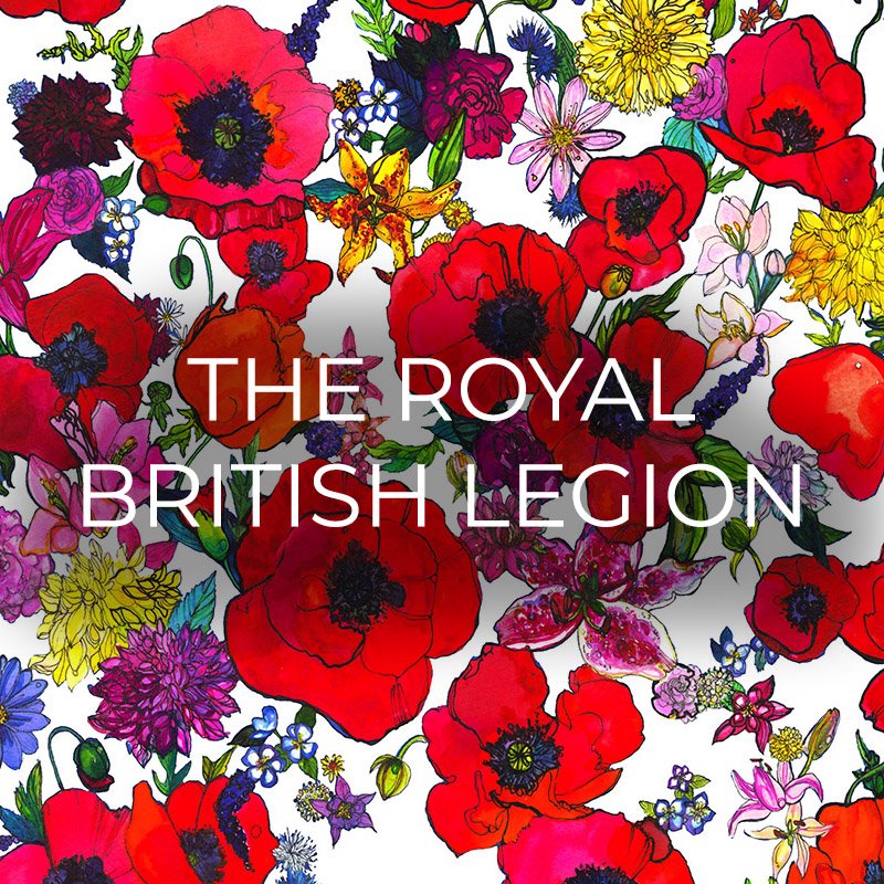 The Royal British Legion Textile Design by Marcella Wylie