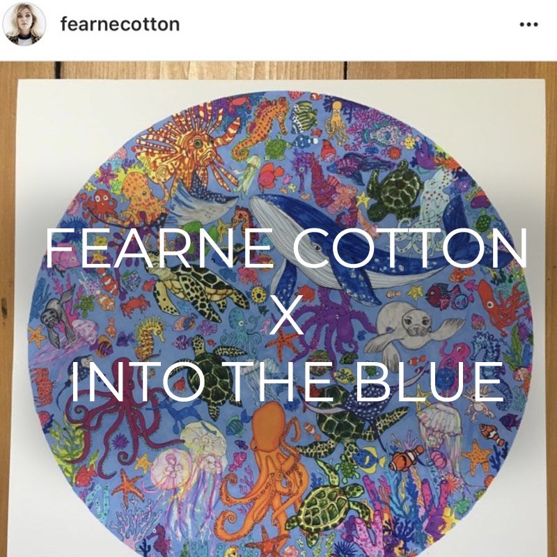 Into The Blue Illustration by Marcella Wylie for Fearne Cotton