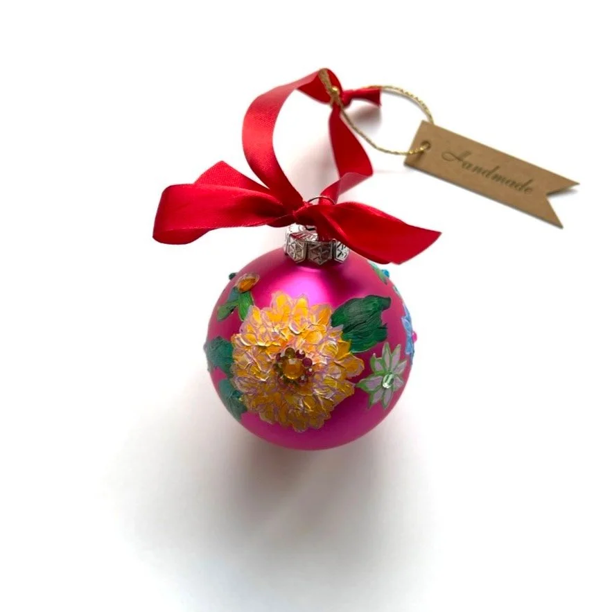 Pink+Matt+Hand+Painted+Floral+Christmas+Bauble+-+Medium+back+by+Marcella+Wylie.jpg