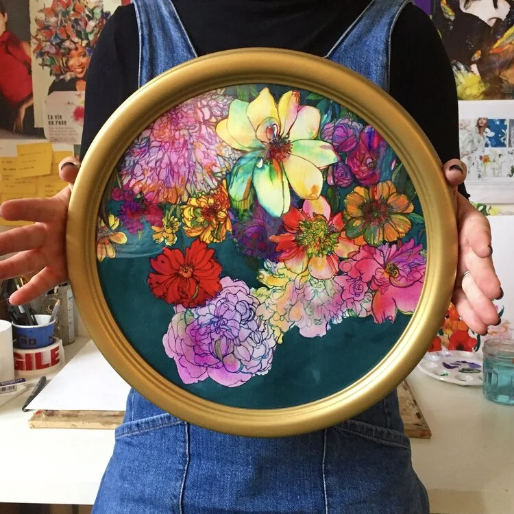 Planting The Meadow Botanical Illustration in Watercolour by Marcella Wylie.jpg