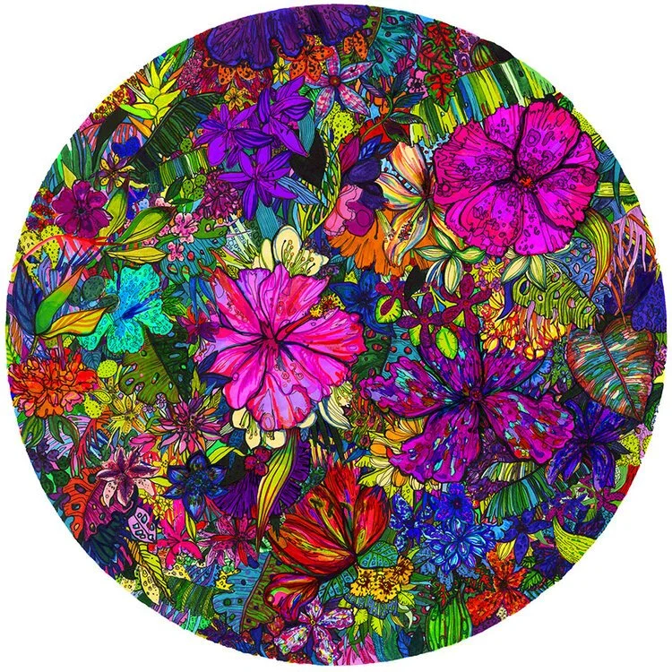 Escapism Colourful Botanical Illustration by Marcella Wylie.jpg