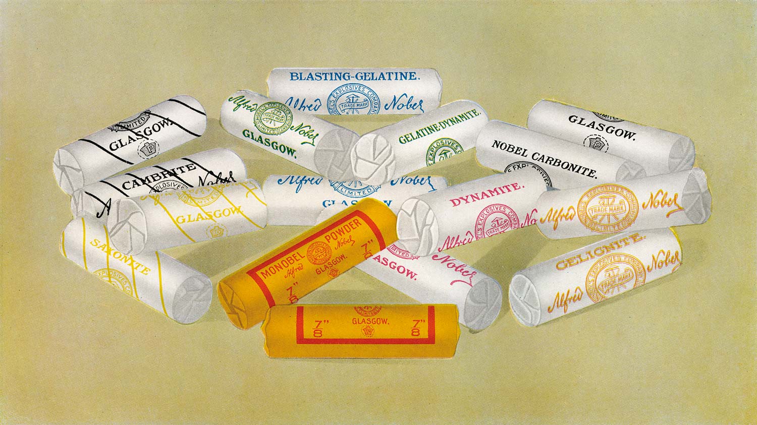 Different explosives were manufactured for different needs