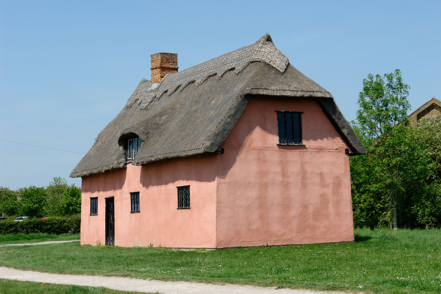 Blunt's Cottage in its new home on Wat Tyler’s Village Green 