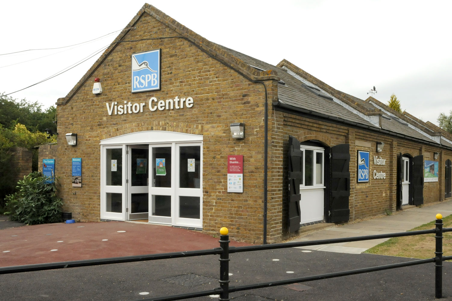 Walls extending through the roof provided protection from spread of fire between bays in the former cordite buildings.
