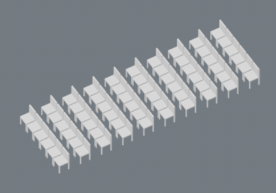 50-60 seats theatre style