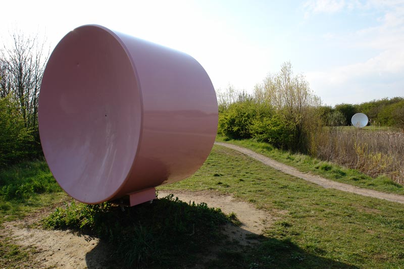 The Sonic Marshmallows sculpture
