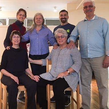 Judy Stern with members of her spring 2017 post-grad course at ACAT