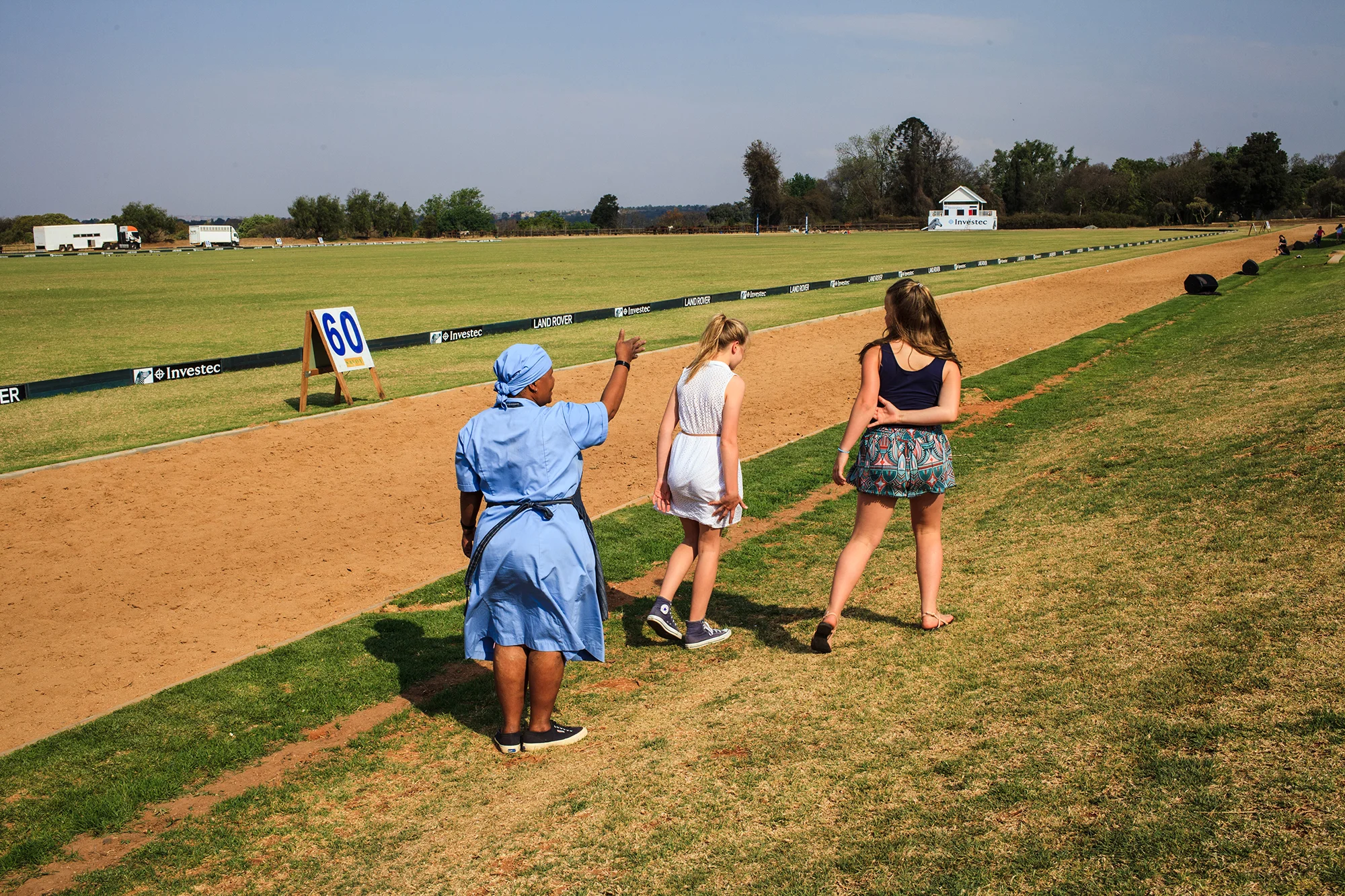 Domestic worker at Inanda Club during a Polo game. 2014.jpg