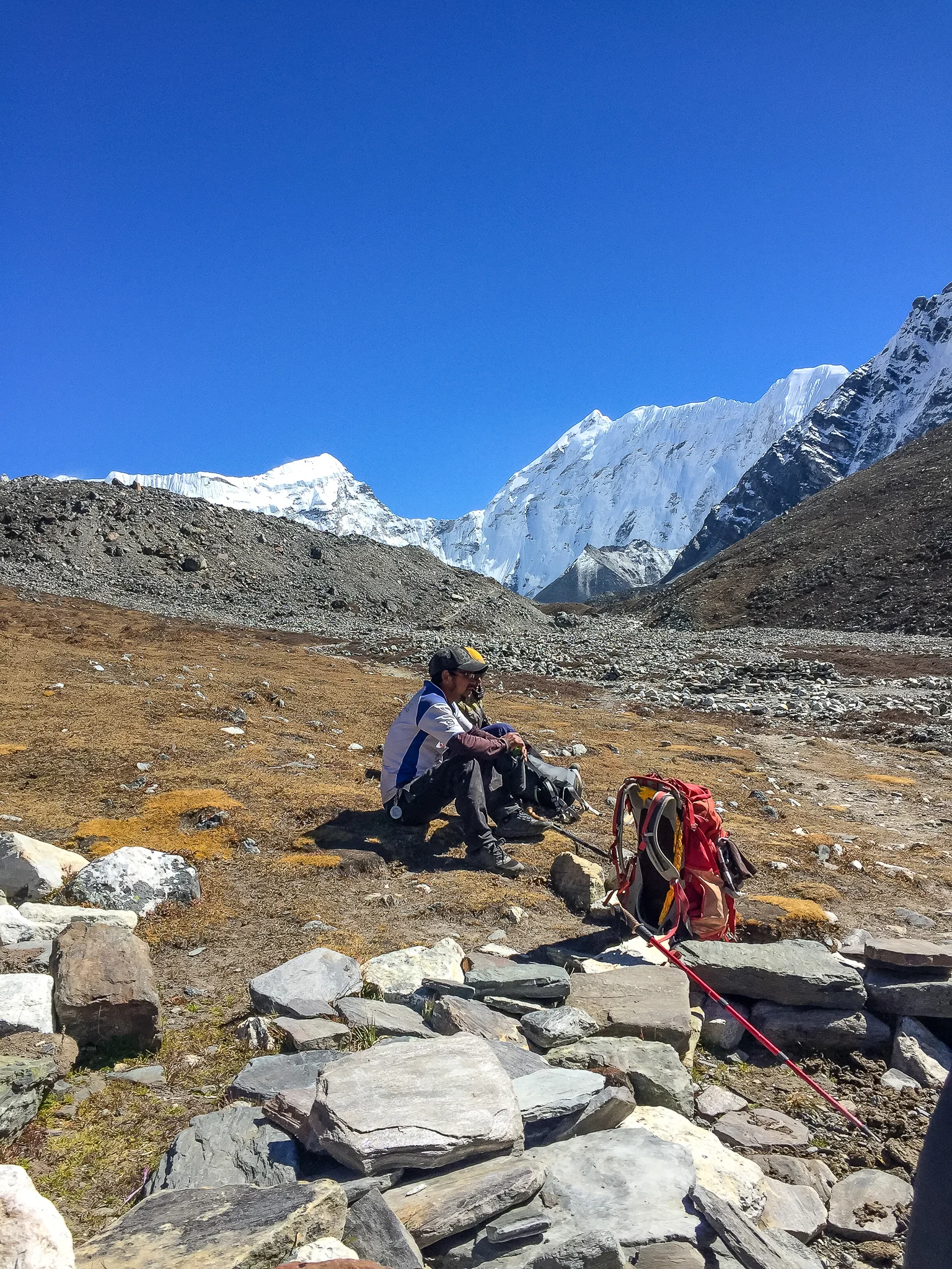 Climbing guide Sherpa Alta. Bo said he looks like Snoop Dog, and I concur~ 